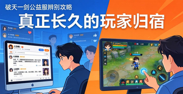 破天一剑公益服 真正长久的玩家归宿 这三大核心问题你必须知道